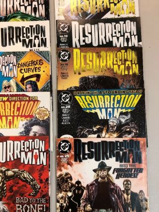 Resurrection Man 1 - 27 Complete Set,  One Million 1,  000,  000 Dc Comics 4