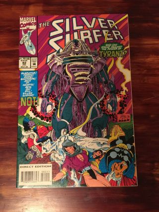 The Silver Surfer 82 Marvel Comics 1993 1st Cover Appearance Of Tyrant Nm