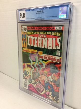 Eternals 2 Cgc 9.  8 1st Appearance Of The Celestials Freshly Graded
