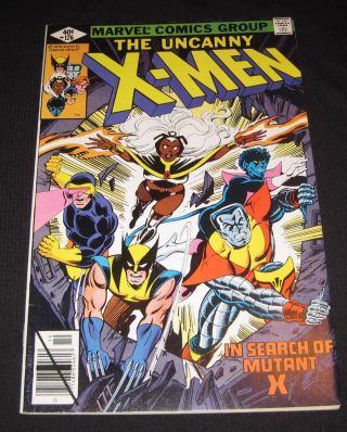 X - Men 126 Vf (8.  0) 40¢ Cover Marvel Comics | " In Search Of Mutant X "