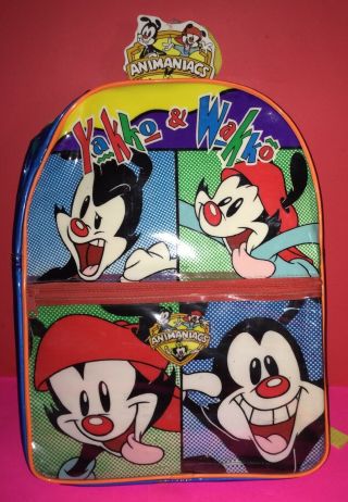 Vintage Animaniacs Yakko & Wakko Vinyl Backpack (1994 Imaginings 3)