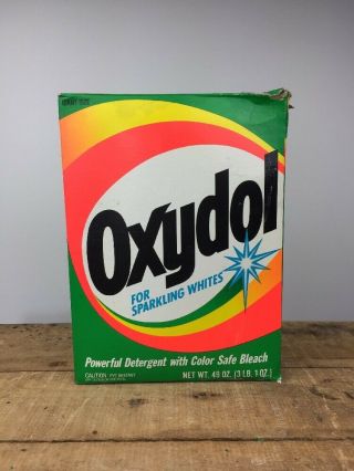 Vintage Oxydol Laundry Detergent Giant Box 49 Oz