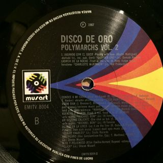 Polymarchs Disco de Oro Vol 2 Mixed at TB High Energy Mozzart Michael Bow Click 3