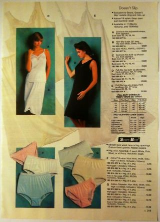 1990 Vintage PAPER PRINT AD Jockey panties cotton brief women lingerie underwear 2