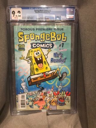 Spongebob Comics 1 Cgc 9.  2