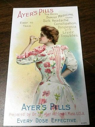 Victorian Advertising Trade Card - - Ayer 
