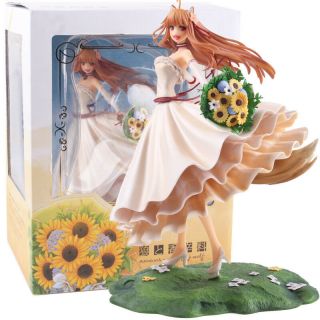 Anime Spice And Wolf Holo Wedding Dress Ver.  1/8 Scale Pvc Holo Figure Model Toy