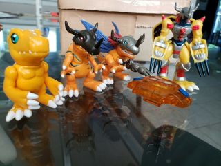 Digimon Agumon Greymon Metalgreymon Wargreymon Toys Rare
