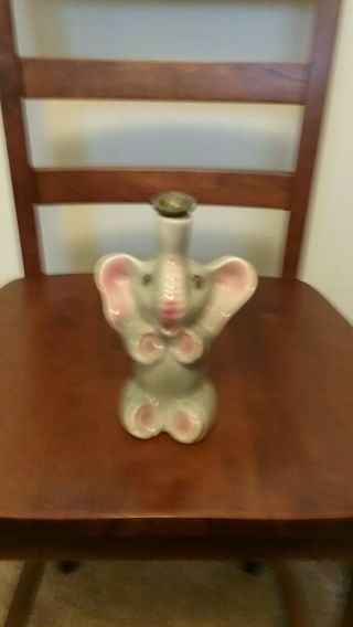 Vintage Ceramic Elephant Clothes Sprinkler Bottle