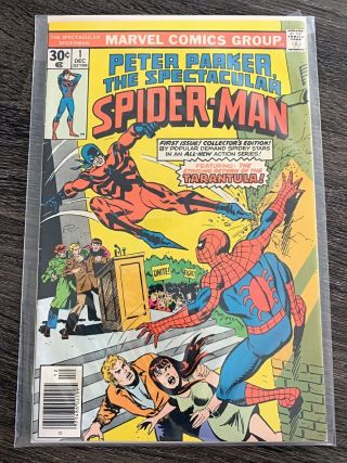 Peter Parker The Spectacular Spider - Man 1 Marvel Comics Vf (1976) Buscema