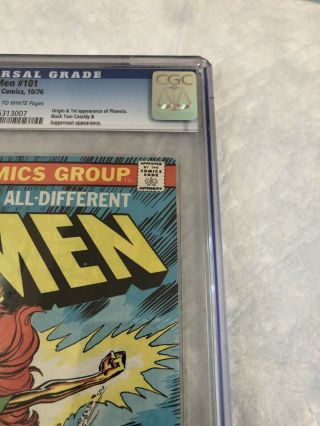 X - Men 101 CGC 9.  4 OW - White Pages 1st Appearance of the Phoenix 6
