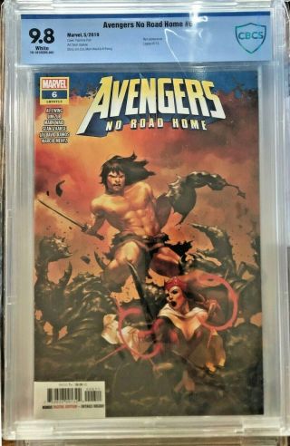 Avengers No Road Home 6 - Cgc 9.  8 - 1st Conan In Marvel Universe - Putri Cover