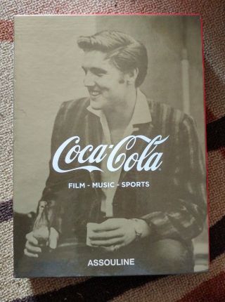 Coca Cola Slipcase Set Books Of 3 Film Music Sports By Scott Ridley Assouline