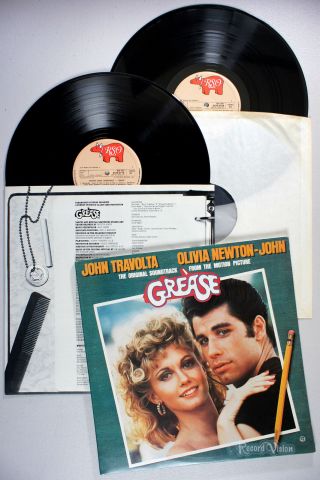 Olivia Newton - John & John Travolta - Grease (1978) 2 - Lp Vinyl Import Soundtrack