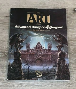The Art Of The Advanced Dungeons & Dragons Fantasy Game Softcover Book Tsr 1989