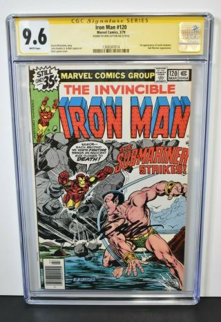 Iron Man 120 1979 Cgc Grade 9.  6 Signature Series Signed By Bob Layton
