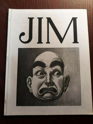 Jim Woodring - Jim - Vol.  1 No.  3 Self Published Zine August 1986 - 1st Ed 18pgs