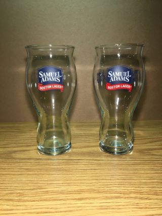 Sam Adams Set Of 2 Perfect Pint For The Love Of Beer Sensory Glasses 16 Oz