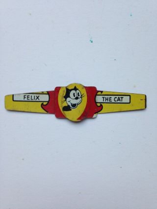 Vintage Felix The Cat Metal Adjustable Ring 1949 Post Cereal Give Away