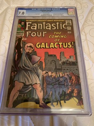 Fantastic Four 48 Cgc 7.  0 Marvel Comics 3/66 Off - White Pages