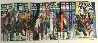 Dc Comics: Justice League (justice) 2018,  1 - 18,  Run,  1st Print,  Nm,  Annl