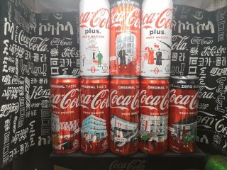 China 2019 Coca Cola Hong Kong City Can Of 8 Empty 330ml