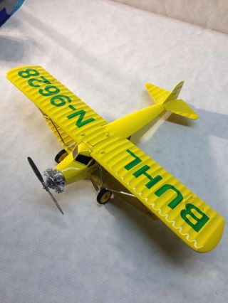 Ertl Collectibles Yellow 1929 Buhl Whirlwind N - 9628 Bp Oil Diecast Airplane Bank