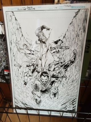 Suicide Squad 17 Cover Art Tony Daniel Signed Gorgeous Make Offer