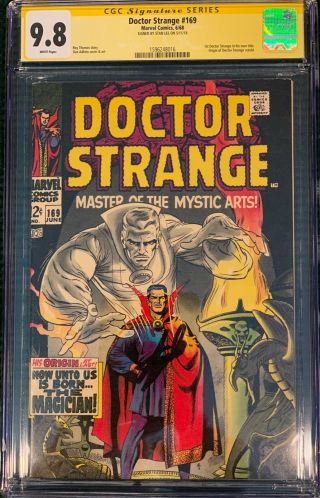 Doctor Strange 169 Cgc Ss 9.  8 Stan Lee - Only 5 Exist White Pages 1596248016