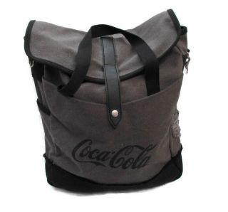 Coca - Cola Tablet Laptop Bag Lined Padded Gray -