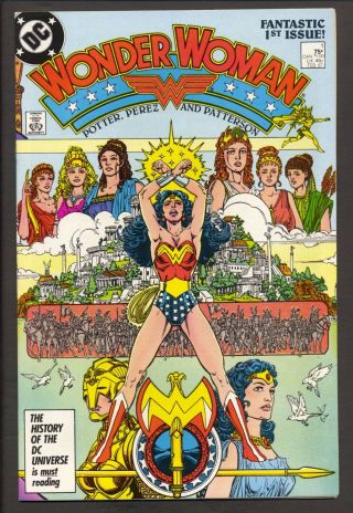 Wonder Woman 1 (1987) Origin George Perez Wraparound Cover Nm