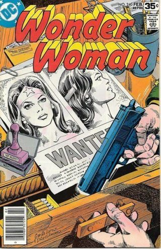 Wonder Woman Comic Book 240,  Dc Comics 1978 Near