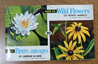 Red Rose Tea Cards & Album: 1961 Wild Flowers Of North America Complete