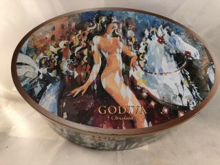 Lady Godiva 2005 Collectible Limited Edition Tin (no Chocolate) Naked Horseback