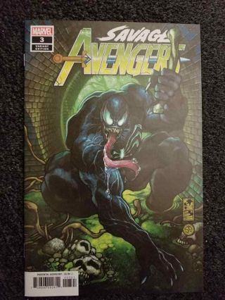 Savage Avengers 3 Bianchi 1:50 Variant Venom Near Comic Kings