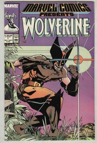 Marvel Comics Presents 1 2 3 4 5 Marvel 1988 Series Wolverine 9.  2 Near -