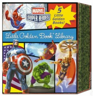 Marvel Heroes Hc A Little Golden Book Library 5 - Book Set Set 1 Nm