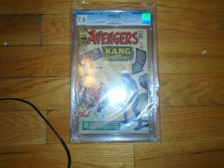 Avengers 8 Cgc 7.  5 (vf -) 1st Kang,  Marvel Silver Age Key
