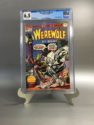 Werewolf By Night 32 Cgc 6.  5 Fn,  Moon Knight 1st Appearance (1975) Case