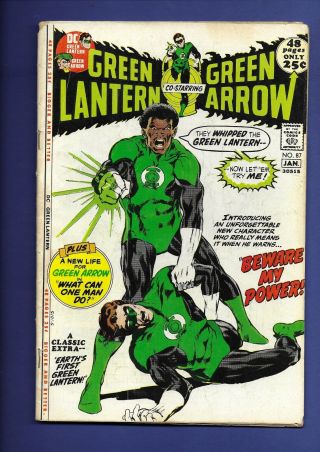 Green Lantern 87 1st App John Stewart 2nd App Guy Gardener Neal Adams Dc Comics