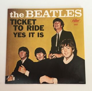 The Beatles / Ticket To Ride & Yes It Is / RSD 2011 45 w/ Picture Sleeve / 2