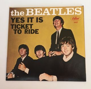 The Beatles / Ticket To Ride & Yes It Is / RSD 2011 45 w/ Picture Sleeve / 5