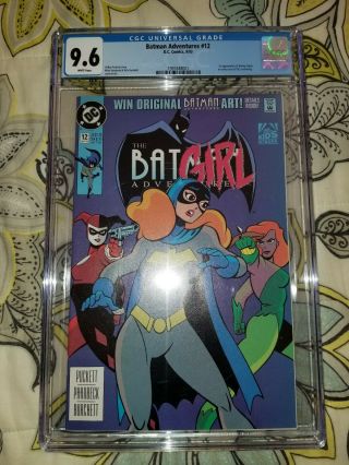 Batman Adventures 12 Nm,  9.  6 Cgc 1st Harley Quinn Dc Comics White Pages Batgirl