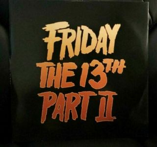 FRIDAY THE 13TH Part II 2 Soundtrack LP JASON SACK Colored VINYL Waxwork Records 7