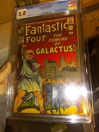 Fantastic Four 48 Cgc 5.  0 First Appearance Of Silver Surfer And Galactus