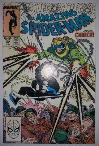 Spider - Man 299 Nm 9.  4/9.  6 White Pages Venom Appearance Mcfarlane