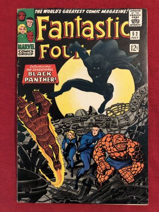 Fantastic Four 52.  First Appearance Of The Black Panther.