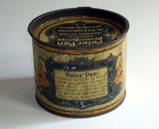 Vintage Peter Pan Peanut Butter Tin 2