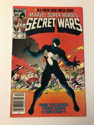 Marvel - Heroes Secret Wars 8 (1984,  Marvel Comics) 1st Black Costume