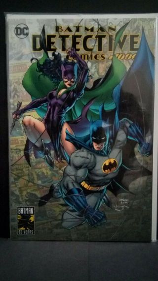 Detective Comics 1000 Jim Lee Catwoman Nm,